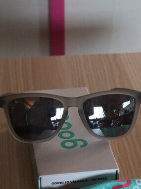 Goodr Sunglasses - 'Going to the Valhalla...Witness' Smoky Light Grey - One Size